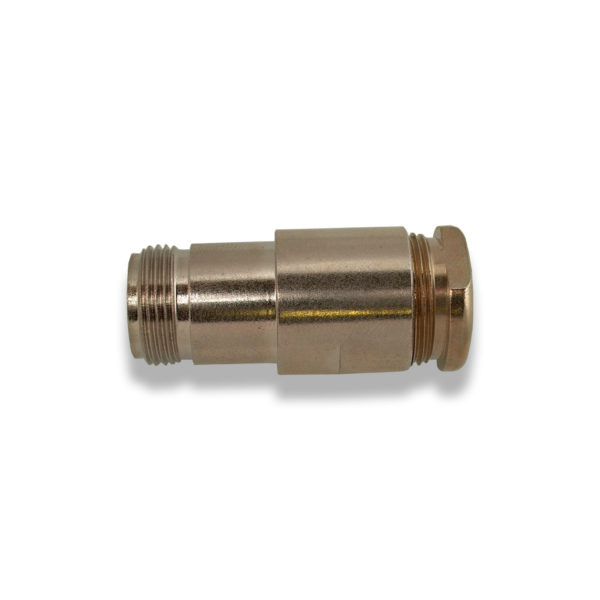 8924 “N” Series Male Connector with brass body for the coaxial cable type RG/U Series