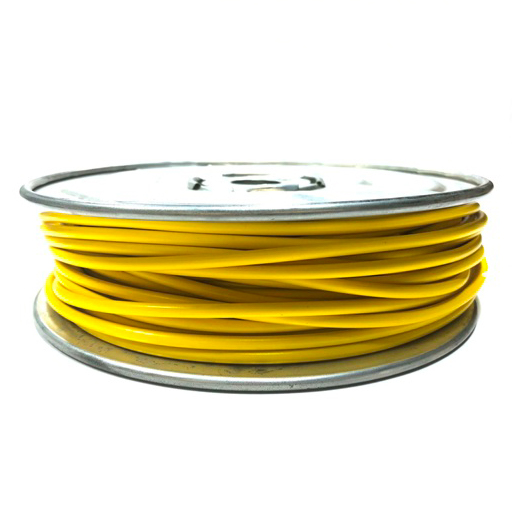 NTE Electronics WH18-04-25 Hook-Up Wire, 300V, Stranded Cond, 18 AWG,  Yellow, 25' Spool, WH Series