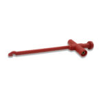 xel insulation-piercing macro test hook with 2 banana sockets red
