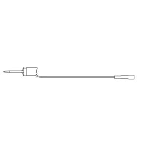 micro-hook double grabber to female 6-32 threaded socket (jack) test lead
