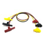 636xb test leads black, yellow, red