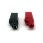 Standard Insulated Alligator (Crocodile) Clip to Standard 4 mm Style Banana Socket Test Connector Adapter Set