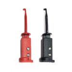 8037 Hypo-Action XR Mini-Hook with Banana Socket with x100w mini hook set or two red and black