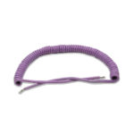 20 AWG PVC Coil Cord Test Lead Wire - Violet