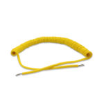 20 AWG PVC Coil Cord Test Lead Wire - Yellow