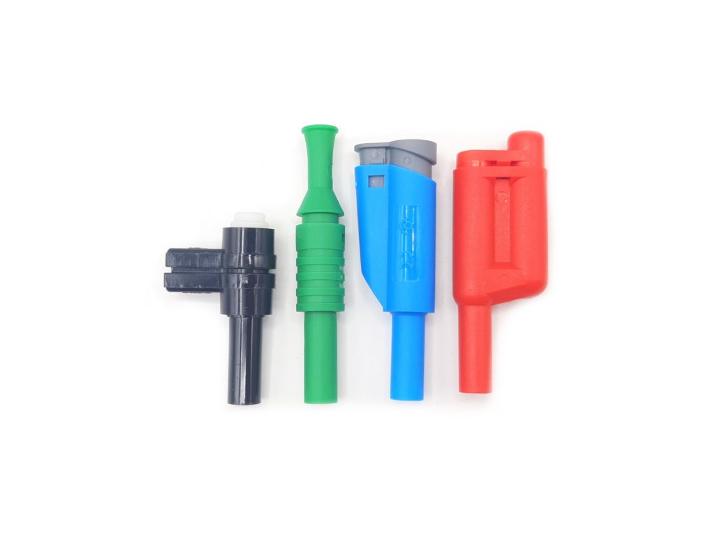 Image: Shrouded Banana Plug Connectors - Group Shot showing a variety of styles