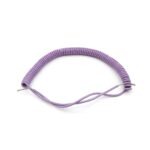 22 AWG PVC Coil Cord Test Lead Wire - Violet
